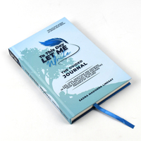 Carnet de notes de luxe A5 bleu à couverture rigide personnalisé de haute qualité pour réunions d'affaires – Service d'impression