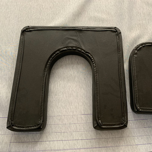 Siège de commode portable universel avec rembourrage en éponge douce pour personnes âgées et handicapées, utilisation hospitalière, noir, pliable - Product Image 2