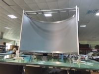 Écran de projection incurvé fixe 4K 3D à 180 degrés, argenté, pour simulateur de vol, écran de projecteur incurvé, cinéma maison, cinéma privé