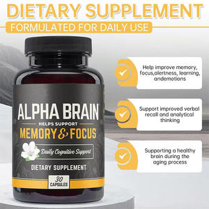 Nootropics חם תוסף מוח צמחי מרפא בוגרים עם מולטי & ביוטין עבור מיקוד משופר ובריאות המוח - Product Image 5