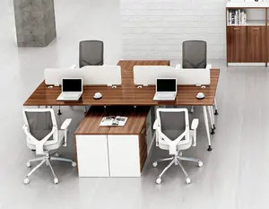 Manufacturer's Direct Sales Of Modern Style Minimalist Wooden Desks Workbenches And Office Furniture Cabinets