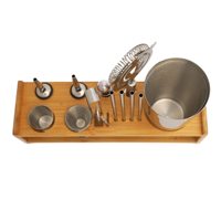 Kit de barman JQ support de shaker à cocktail support d'outils de bar stockage d'outils de barman pour le mélange de boissons de restaurant à domicile