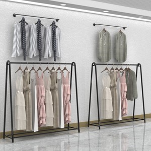 Espositore a isola moderno color oro per negozi <span class=keywords><strong>di</strong></span> <span class=keywords><strong>abbigliamento</strong></span>, appendiabiti per <span class=keywords><strong>abbigliamento</strong></span> trendy uomo e donna - Product Image 3