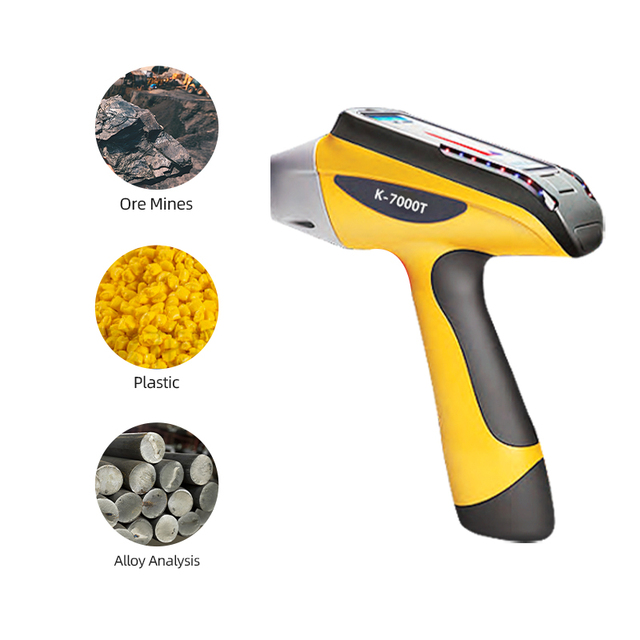 Yuboo Portable XRF Spectrometers Gold Purity Rapid Testing Machine K-7000T Ti V Cr Fe Co Ni Ag Au Tester Ore/Soil XRF Analyzer