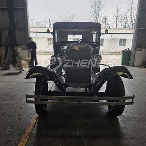 Venta al por Mayor de Vehículos Clásicos de Calidad, Auto Antiguo Retro de 5 Asientos, Negro, para Turismo y Recorridos - Product Image 5