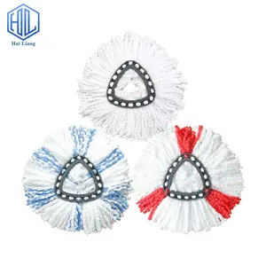 Customized Microfiber Spin Mop Head Refill Compatible with Vileda O-cedar Triangle Easy Wring Microfiber Mop Pad