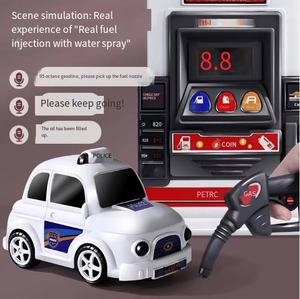 Juguete de Gasolinera para Niños, <span class=keywords><strong>Taxi</strong></span> de Juguete de Fricción de Plástico, Escala 1:5, Casa de Juego Educativa para Niños y Niñas de 5 a 7 Años - Product Image 3