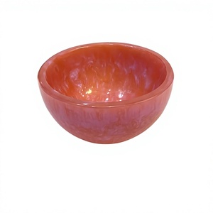 Wholesale Price Candy Resin <b>Mini</b> Bowl Modern Candy Nuts Bowl Christmas Gift Tableware Unique Swirl Marble Pattern Resin Bowls - Product Image 1
