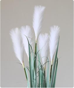 Plante artificielle d'intérieur de bonsaï de roseau au sol 150cm Utilisation décorative simulée écologique pour les restaurants de centres commerciaux - Product Image 3