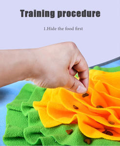 Manta de entrenamiento olfativo Alfombrilla de olor de entrenamiento de <span class=keywords><strong>perros</strong></span> y almohadilla de comida lenta con patrón de animales <span class=keywords><strong>para</strong></span> entrenamiento de forrajeo - Product Image 6