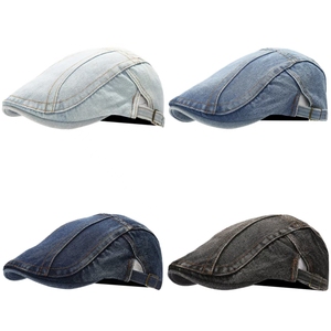 Béret et casquette Ivy en denim de coton unisexe - Sport et plage, usage quotidien décontracté, respirant, multicolore, polyvalent - Product Image 6