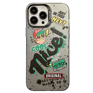 New Trending Products 2023 For iPhone 15 Plus Pro Max 14 13 Pro Max Phone Cover PC TPU Colorful Pattern Printing Art Case