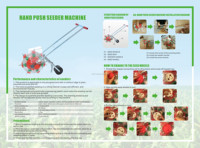 Planteur de légumes réglable de petite taille domestique de semoir de maïs, de soja et d'arachide de vente chaude