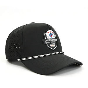 Gorra de Béisbol con Logotipo Personalizado OEM, Perforada con Láser, con Cuerda, Transpirable, con Orificios Cortados con Láser, para Deportes al Aire Libre, Camping y Running - Product Image 2