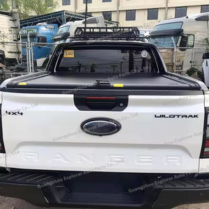 Cubierta Rígida Manual Retráctil e Impermeable de Aleación de <span class=keywords><strong>Aluminio</strong></span> para Batea, con Persiana <span class=keywords><strong>Enrollable</strong></span>, para Camioneta Pickup Ford Ranger T9 - Product Image 3