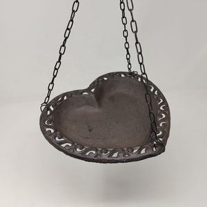 Mangeoire à <span class=keywords><strong>oiseaux</strong></span> vintage en fonte suspendue de bonne qualité, bain décoratif en métal en fonte <span class=keywords><strong>pour</strong></span> jardin, bain <span class=keywords><strong>pour</strong></span> <span class=keywords><strong>oiseaux</strong></span> d'extérieur, Offre Spéciale - Product Image 1