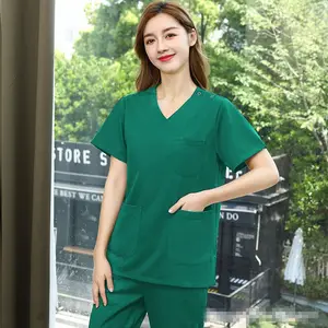 דוגמיות חינם עם מחיר מפעל עבור בית חולים לתינוקות בסין שמלת בית חולים קרצוף מדים בית חולים