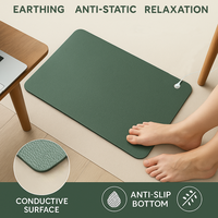 Tapis de mise à la terre vert 1 mm ultra-fin haute résistance, conducteur antistatique avec conception anti-plis pour utilisation sur bureau