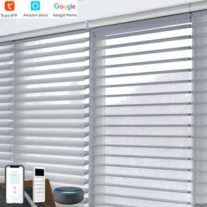 Stores Shangrila motorisés personnalisés à double couche filtrant la lumière pour fenêtres avec système de maison intelligente Lutron - Product Image 2