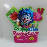 Permen Lollipop Jam Popping Candy 3 in 1 30g, Permen Lollipop Buah Klasik, Permen Lollipop Celup Rasa Asam dan Jam