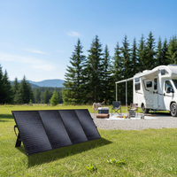 Panneau solaire portable pliable 400W, chargeur plus rapide 40V pour station d'alimentation portable 1024WH 2048WH, compatibilité étendue