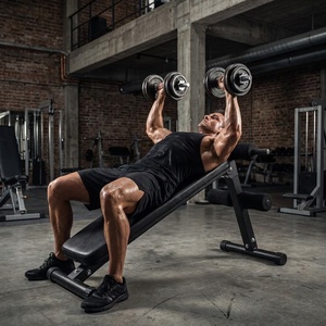 <span class=keywords><strong>Banco</strong></span> de Pesas Multifuncional Digital Nomad <span class=keywords><strong>Global</strong></span> Fitness con Marco Plegable Compacto y Montaje Rápido para Entrenamiento Portátil - Product Image 3