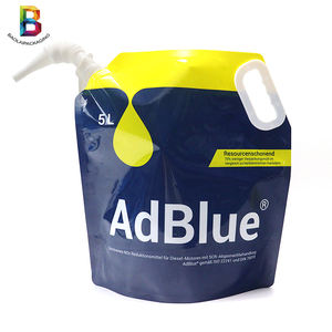 Emballage <span class=keywords><strong>Adblue</strong></span> durable personnalisé, Doypack avec tuyau, pochette à bec debout <span class=keywords><strong>5L</strong></span> 10L pour <span class=keywords><strong>Adblue</strong></span> - Product Image 1