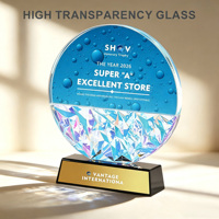 Nouveau design DEMO – Trophées en cristal vierges avec impression UV, design boule de cristal durable – Personnalisables pour événements et souvenirs