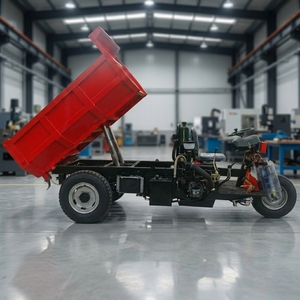 Tricycle à transmission par arbre de transmission tout acier, châssis renforcé, 2 tonnes, pour le transport de pierres et de briques en construction - Product Image 2