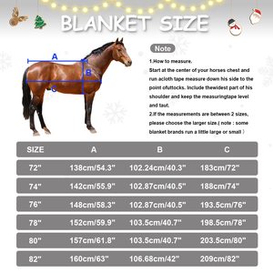 <b>Waterproof</b> and Breathable Horse <b>Blanket</b> Horse Equipment Blankest Suitable for Horse Outdoor Riding - Product Image 6
