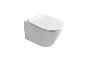 WC suspendu en céramique blanche de haute qualité, sans bride, à <span class=keywords><strong>chasse</strong></span> directe, pour salle de bain – Vente directe usine - Product Image 2