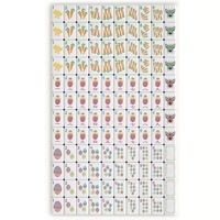 Jeu de société artisanal de luxe en acrylique double couche gravé, motif Pâques : Poussin, Carotte, Œuf à couver, Lapin. Écologique, OEM, Vente en gros.