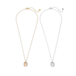 Collana con Ciondolo a O in Oro e Argento, Acciaio 45445, 12 Pezzi - Product Image 2