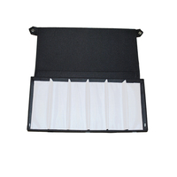 Luckytz042 valise ophtalmique pour lunettes, sacoche à bandoulière, valise de voyage à cadre ophtalmique, présentoir de rangement pour lunettes de soleil, 48 fentes