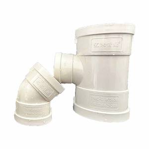 Hochwertige Hochdruck-PVC-Starre Kunststoffrohr-Fittings 45 90 Grad Bogen Korrosionsbeständiges Umweltfreundliches Entwässerungssystem - Product Image 4