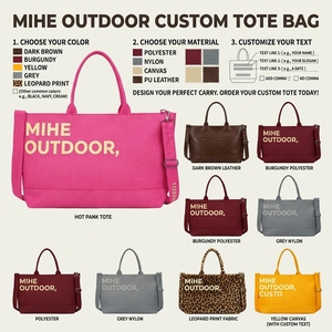 Borsa Tote in Tela Personalizzata di Nuova Tendenza, Grande Capacità, Resistente, Monocolore, Borsa a Tracolla <span class=keywords><strong>da</strong></span> Viaggio per <span class=keywords><strong>Donne</strong></span> - Product Image 3