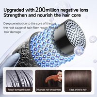 Sèche-cheveux ionique électrique professionnel haute vitesse pour salon, technologie à ions négatifs, portable pour usage domestique et extérieur, robuste