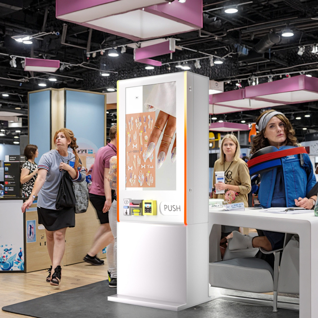 Commercial Mini Vending Machine for Sale Low Price Custom Credit Card & Cash Payment Nail Art Touch Screen Mini Vending Machine