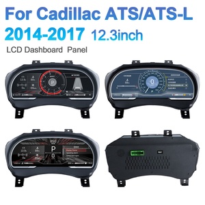 Navihua 12.3" Digital Cluster Car Dashboard Instrument LCD Virtual Cockpit Speedometer <b>Meter</b> for Cadillac ATS ATS-L 2014-2017 - Product Image 2