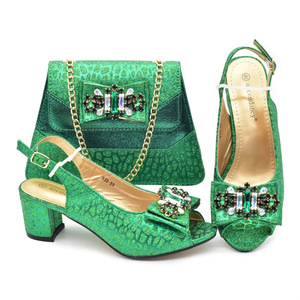 Women's Square <b>Heel</b> Flat Bridal Shoes Rhinestone Bag Set Genuine Leather Open Toe Slip-On Convertible Straps Summer Lightweight - Product Image 4