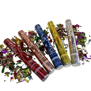 Cannone di coriandoli popolare all'ingrosso biodegradabile Gender Reveal Party Popper & Spray Wedding Confetti Cannon Party Poppers