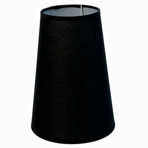 Pantalla de lámpara de tela con forma de cono E27, 12x18cm, altura 25cm, accesorio de iluminación de estilo contemporáneo hecho a mano - Product Image 5