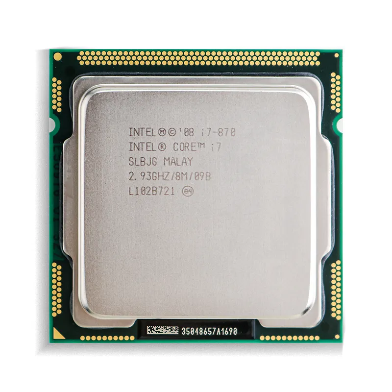 Настольный процессор 2,93 ГГц 45NM 95 Вт LGA 1156 I7-870 для процессор intel core CPU 860S 875K 860 880