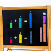 Bâtons magnétiques colorés numérotés en mousse EVA souple pour l'apprentissage des nombres chez les élèves
