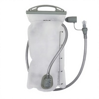 Réservoir d'hydratation Jiayi WB-505 sans BPA, écologique, blanc, en PEVA avec tube pour la randonnée et le camping