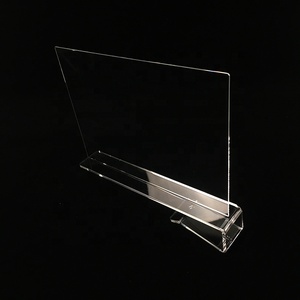 Divisores de Estantes Acrílicos para Tiendas y Supermercados, Venta al por Mayor de Fábrica, Divisores de Estantes Transparentes, Tablero de Partición de Ropa de PS para Almacenes - Product Image 4