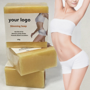 Suministros de baño de Etiqueta Privada, productos de belleza vegana, cuidado de la piel, lavado de cara y cuerpo, orgánico, OEM, jengibre, adelgazamiento, barra de jabón para perder peso - Product Image 1