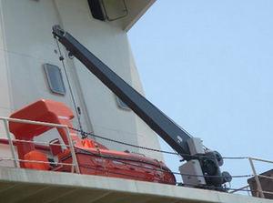 O Davit Tipo Braço Invertido de Gravidade é um Davit Tipo (Móvel) com Carga de Trabalho de 25KN-170KN - Product Image 5