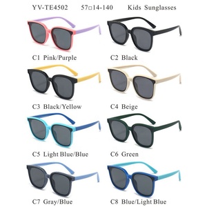 Lunettes de soleil pour enfants UV400, lunettes de soleil OEM pour petites filles, jolies nuances de couleur bonbon pour enfants - Product Image 3