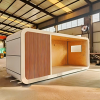 Cabane Apple Design 20FT – Bâtiment Préfabriqué Moderne de Luxe Modulaire pour Centre d'Information Touristique, Musée, Boutique